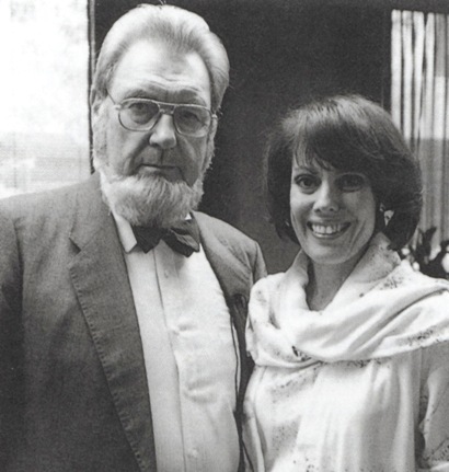 Marylen Mann and Father Lucius Cervantes Marylen Mann and Father Lucius Cervantes