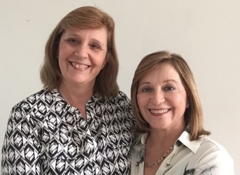 Cristina Delgado and Alicia Ferrucci, Oasis Connections Instructors