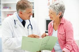 Older Adult and Doctor Older Adult and Doctor