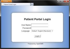 Patient portal login