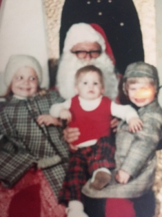 Shaw kids and Santa