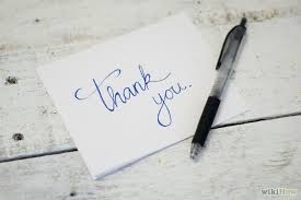 Thank You Note Thank You Note