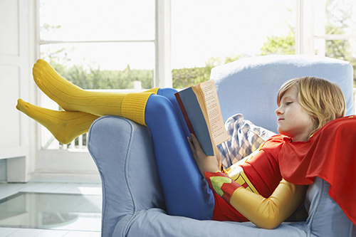 boy reading