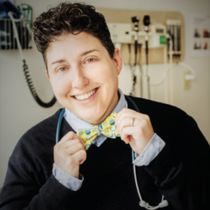 AKG bowtie Angela Kade Goepferd, MD