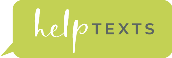 Help Texts – Bubble Green Help Texts - Bubble Green